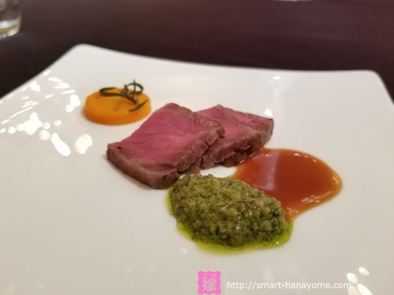 シェラトン都ホテル東京の披露宴メイン料理